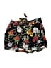 Ambiance Apparel 100% Rayon Floral Black Shorts Size S - photo 1