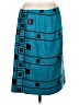 Carlisle Graphic Teal Formal Skirt Size 8 - photo 1