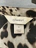Cj Banks 100% Polyester Animal Print Brown Long Sleeve Blouse Size 1X - photo 7
