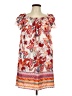 Shein Print Orange Casual Dress Size 12 - photo 1