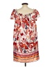 Shein Print Orange Casual Dress Size 12 - photo 2