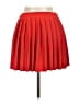 Unbranded Solid Red Casual Skirt Size L - photo 2