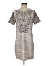 BCBGMAXAZRIA Graphic Gray Casual Dress Size XS - photo 1