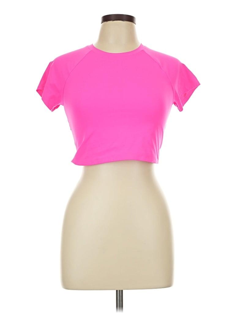 Pre-owned Zella Short Sleeve T-shirt In Pink