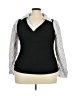 Shein Curve Black Long Sleeve Blouse Size 3X - photo 1