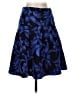 Ann Taylor Print Blue Formal Skirt Size 00 - photo 1