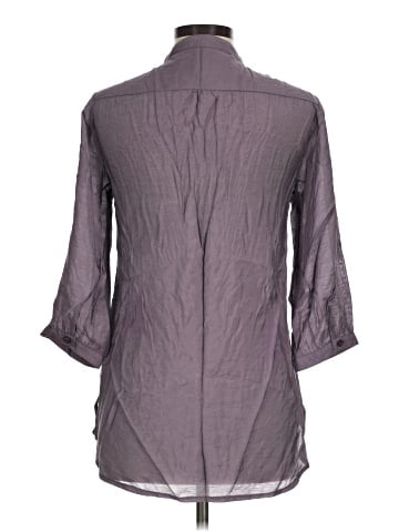 Love Stitch 3/4 Sleeve Button-Down Shirt (view 2)