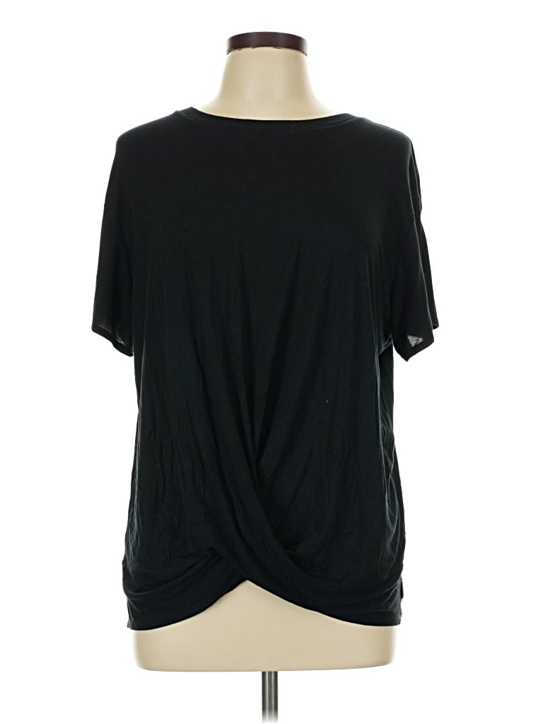 Pre-owned Eddie Bauer Short Sleeve T-shirt In Black