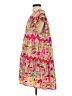Assorted Brands 100% Rayon Print Pink Casual Dress Size S - photo 5