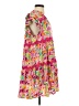 Assorted Brands 100% Rayon Print Pink Casual Dress Size S - photo 4
