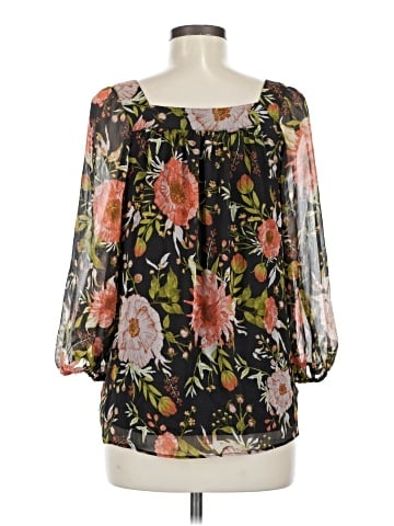 LC Lauren Conrad 3/4 Sleeve Blouse (view 2)