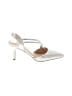 Nina Metallic Silver Sandals Size 7 1/2 - photo 1