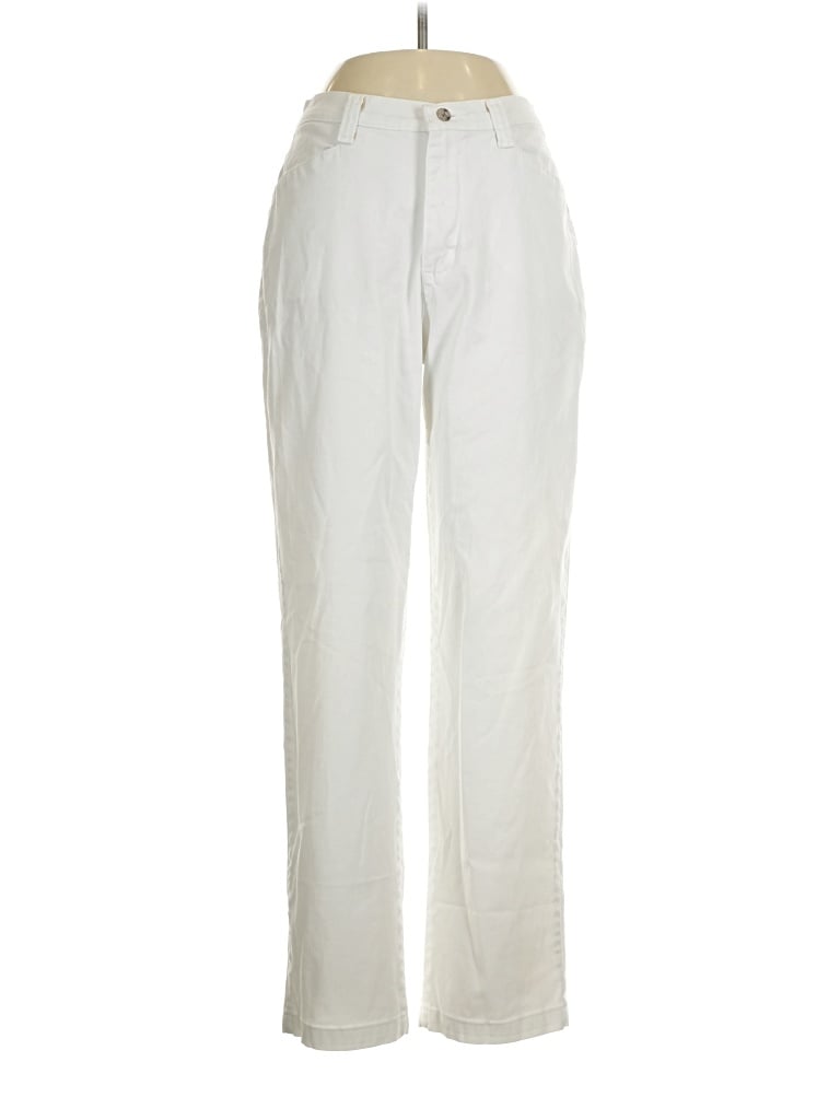 Pre-owned Lee Casual Pants In White