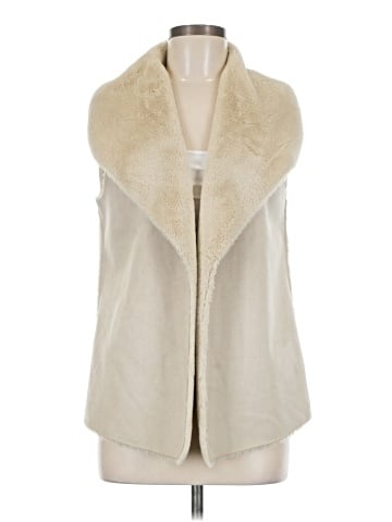 Ann Taylor LOFT Outlet Faux Fur Vest (view 1)