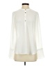 Calvin Klein 100% Polyester Ivory Long Sleeve Blouse Size S (petite) - photo 1