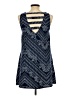 Nine Britton Chevron-herringbone Blue Casual Dress Size L - photo 2