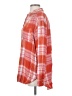 Pilcro Plaid Orange Long Sleeve Button-Down Shirt Size S - photo 5