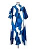 Shein 100% Polyester Blue Kimono Size S - photo 2