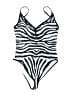 Beach Riot Animal Print Silver One Piece Swimsuit Size L - photo 1