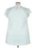 Torrid Teal Short Sleeve Top Size 3X Plus (3) - photo 2