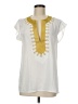Unbranded White Short Sleeve Blouse Size M - photo 1