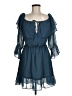 Missguided 100% Polyester Blue Casual Dress Size 6 - photo 1