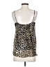 Aqua 100% Polyester Brown Sleeveless Top Size XS - photo 2