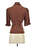 Cartonnier Brown Silk Blazer Size 2 - photo 2