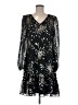 Kensie 100% Polyester Stars Black Cocktail Dress Size 8 - photo 1