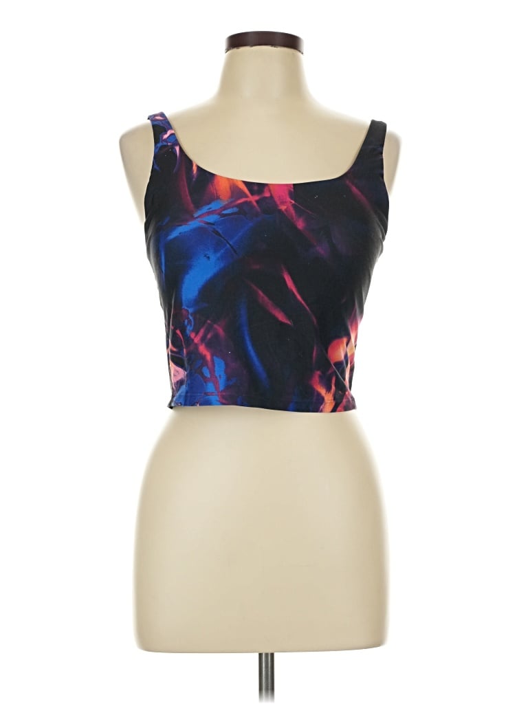 Pre-owned Active By Old Navy Tank Top Blue Strapless Neckline Tops