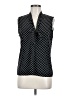 Anne Klein Polka Dots Black Sleeveless Blouse Size M - photo 1