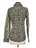 J.Crew 100% Cotton Animal Print Brown Long Sleeve Blouse Size 2 - photo 2
