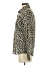 J.Crew 100% Cotton Animal Print Brown Long Sleeve Blouse Size 2 - photo 5