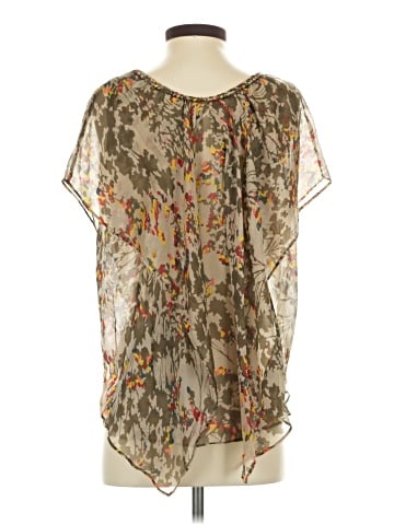 Postella Short Sleeve Silk Top (view 2)