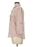 DR2 100% Rayon Pink 3/4 Sleeve Button-Down Shirt Size L - photo 5