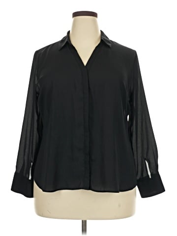 Worthington Long Sleeve Blouse (view 1)