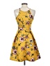 Soprano Floral Yellow Cocktail Dress Size S - photo 2