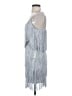 Lulus 100% Polyester Silver Cocktail Dress Size S - photo 5