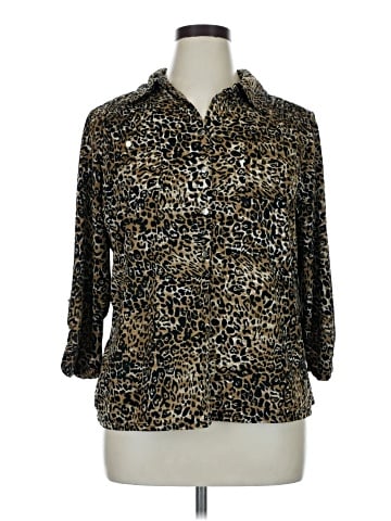 Notations 3/4 Sleeve Blouse (view 1)