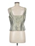 Carlisle 100% Silk Silver Sleeveless Top Size 10 - photo 2