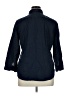 Chaps Blue 3/4 Sleeve Button-Down Shirt Size XL - photo 2