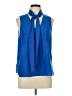 Ava & Aiden Blue Sleeveless Blouse Size L - photo 1