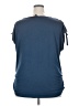 AUW Blue Short Sleeve Top Size 2X - photo 2