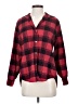 Grayson 100% Cotton Plaid Red Long Sleeve Button-Down Shirt Size XS (1) - photo 1