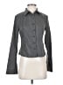 Shein Gray Long Sleeve Button-Down Shirt Size 2 - photo 1