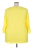 Alyx 100% Polyester Yellow 3/4 Sleeve Blouse Size 3X - photo 2