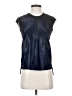 Helmut Lang 100% Polyester Blue Sleeveless Blouse Size P (petite) - photo 1