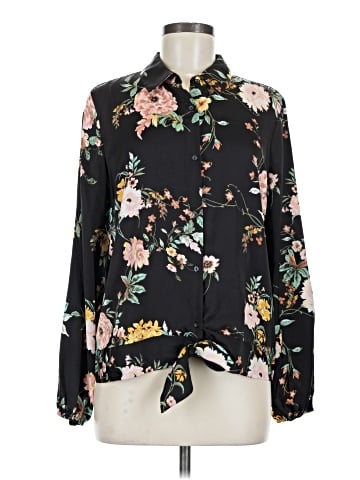 LC Lauren Conrad Long Sleeve Blouse (view 1)