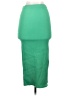 Lulus Solid Green Formal Skirt Size S - photo 2