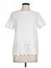Shein White Short Sleeve Blouse Size L - photo 1